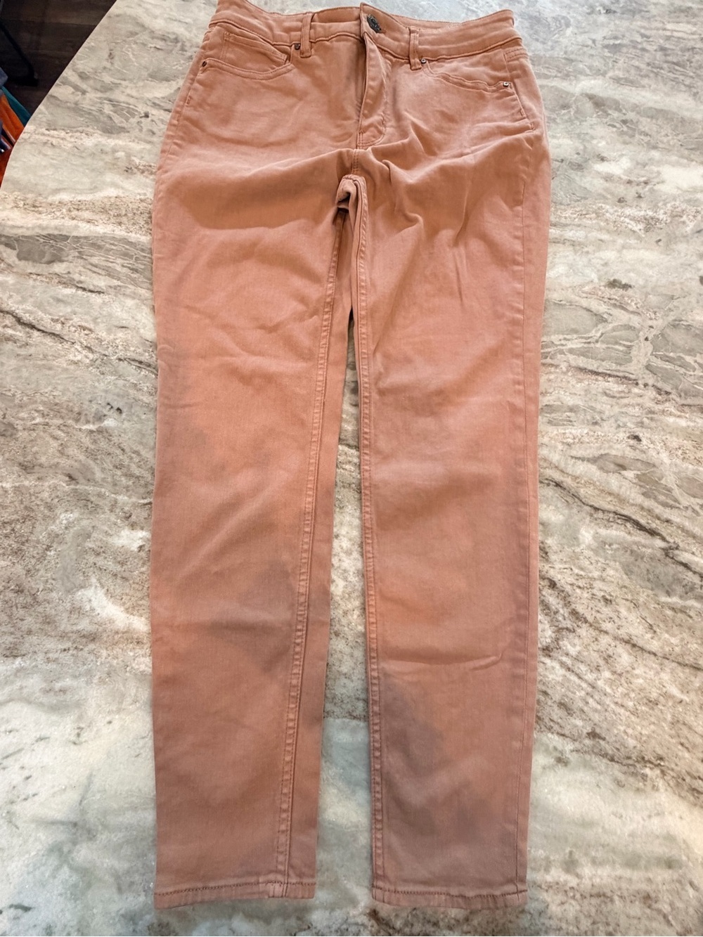 WHBM Skinny Ankle High Rise Pink Jeans Women’s Stretch Denim Pants 4